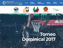 Tablet Screenshot of ligadebasquetbolbenitojuarez.com.mx